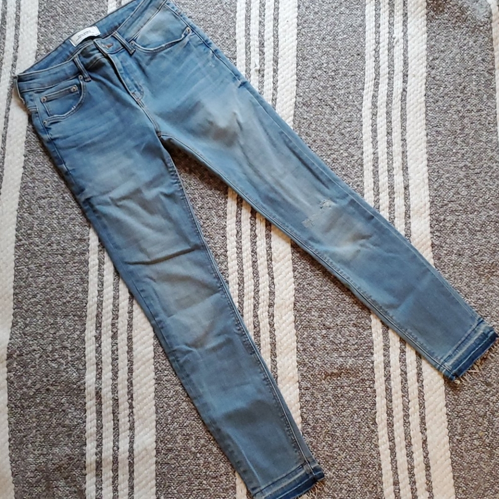 Zara Light blue denim legging